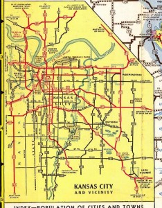 MO DOT 1940 Highway Map