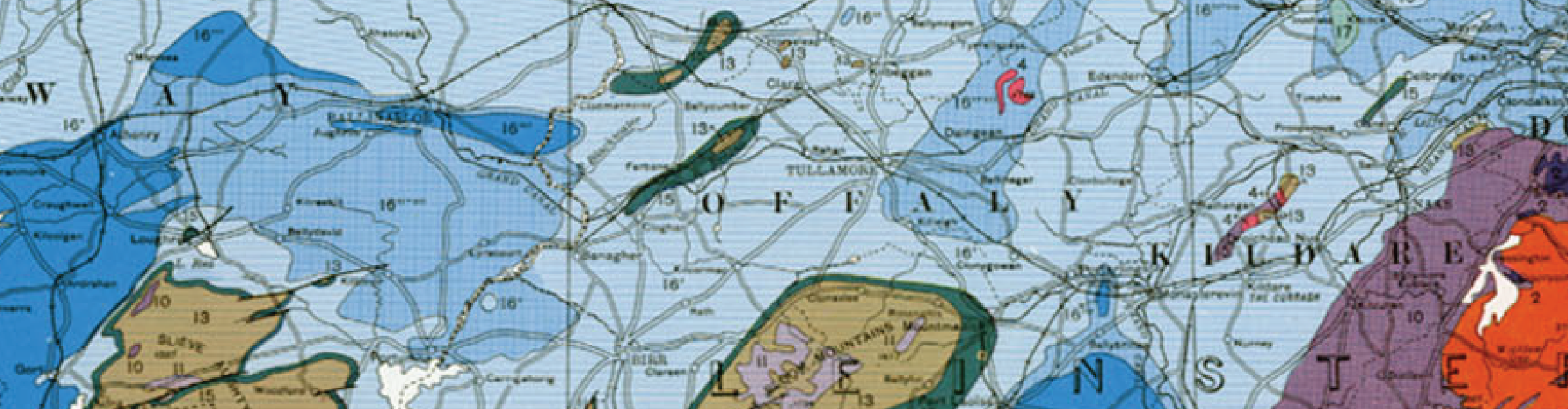 Map image courtesy of the Geological Survey of Ireland.