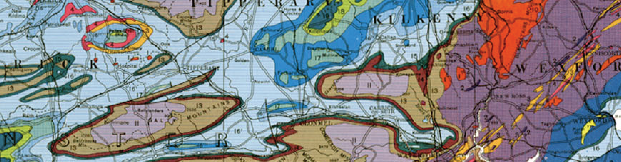 Map image courtesy of the Geological Survey of Ireland.