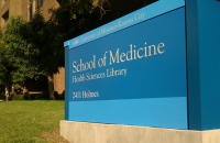 School of Medicine Building Sign