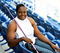After graduation, Kimoya Harriott wants to compete on Jamaica's Olympic javelin team.