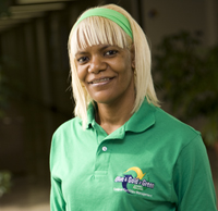 Velda Robins, interim manager of Building Services, supports UMKC's sustainability efforts.