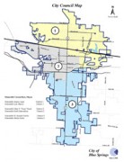City of Blue Springs, City Council Map