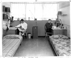 Students in dorm, Cherry St. Residence Hall
