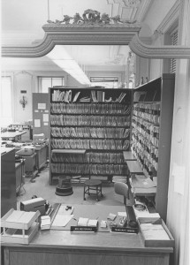 "Registration & Records" UAP:  Buildings; Scofield Hall - Front & Interior (Old Admin Bldg)