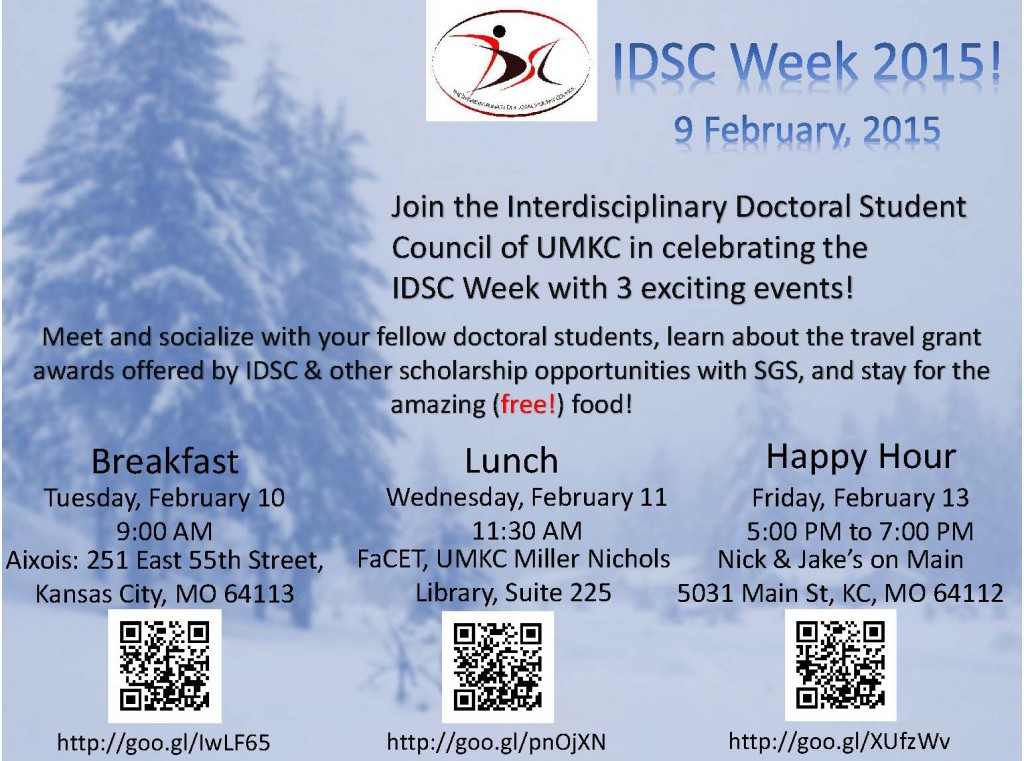 IDSC Week flyer