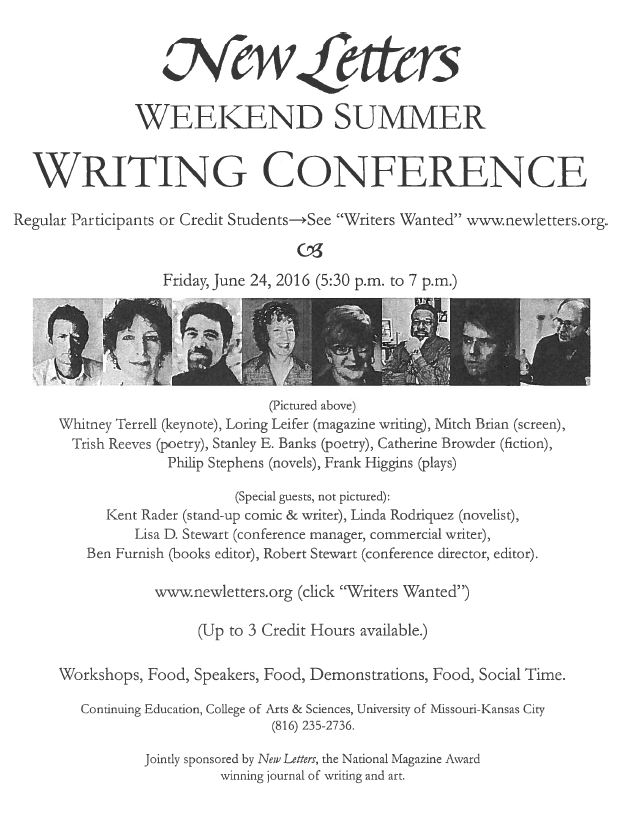 New Letters Writing Conference