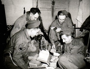Soldiers on Christmas Eve, WWII