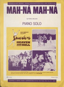 Sheet Music cover for the song Mah-na Mah-na