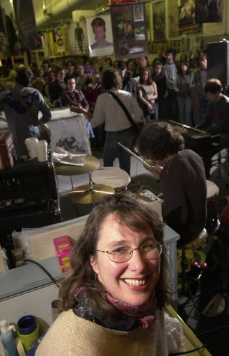Anne Winter was co-owner of Recycled Sounds record store for 18 years. She donated a wealth of local music history to the Marr Sound Archives shortly before her passing in 2009. Photo Courtesy The Kansas City Star.