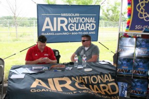 Missouri Air National Guard Booth (!)