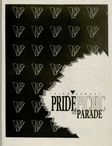 The 1990Pride Picnic and Parade program