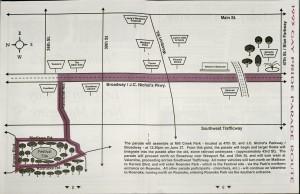 1993 Parade route