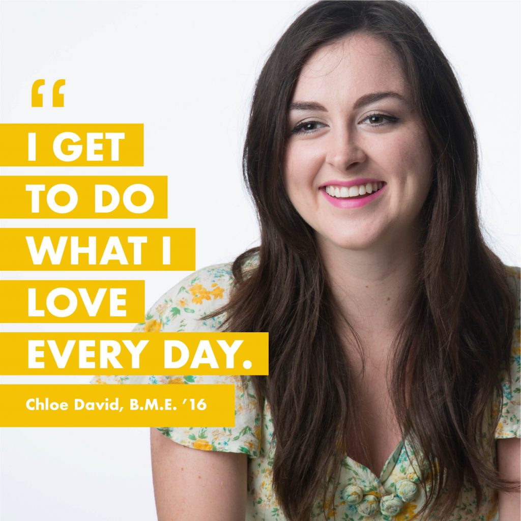 Chloe David quote: I get to do what I love every day