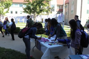 The Clothesline Project that took place on October 1 on the Quad.