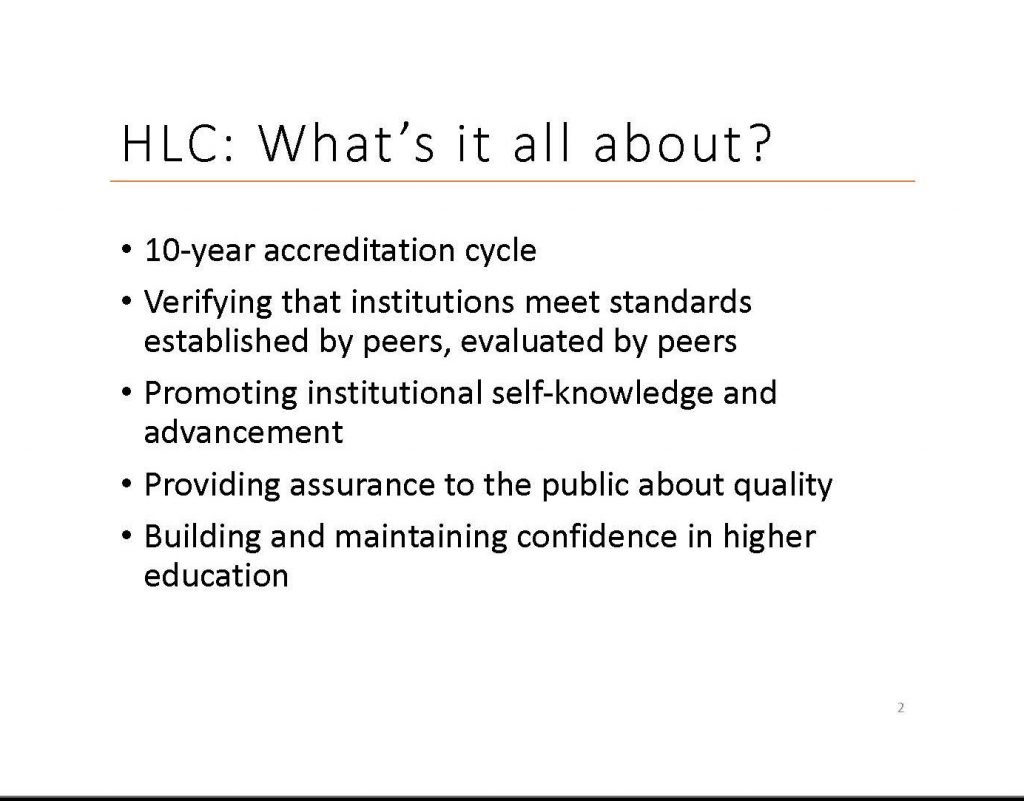 HLC what is it all about?