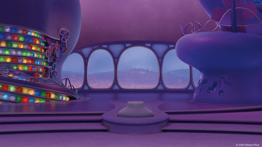 still from a Disney move of the Inside Out headquarters