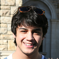 Working and going to a concert -- Joseph Salazar, freshman Political Science major