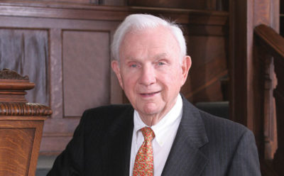 Henry W. Bloch, founder of the UMKC Bloch School and H&R Block, donated $32 million to the Bloch School of Management.