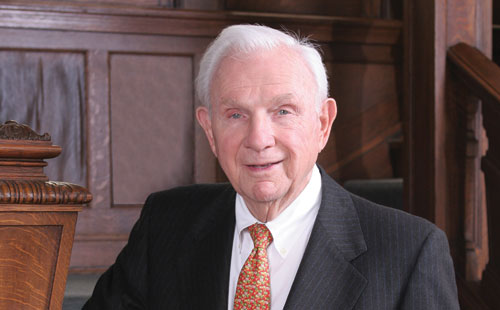 Henry W. Bloch, founder of the UMKC Bloch School and H&R Block, donated $32 million to the Bloch School of Management.