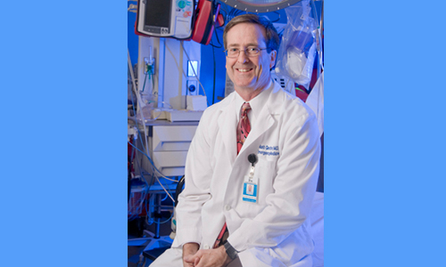 Matt Gratton, M.D., associate professor of emergency medicine, has conducted research that re-evaluates the typical protocols for treating cardiac arrest patients.