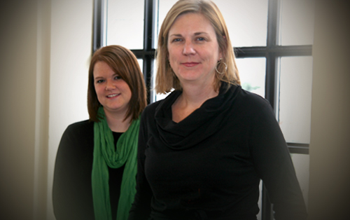 Kristi Holsinger provides college students such as Emily Riesmeyer, as mentors for girls in the family court system.