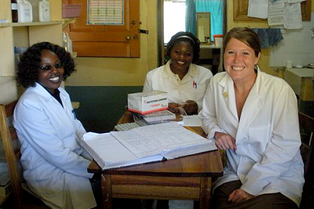 Pharmacy student Racheal Kendrick took time out from her studies last fall to work in a rural hospital in Cameroon, Africa.