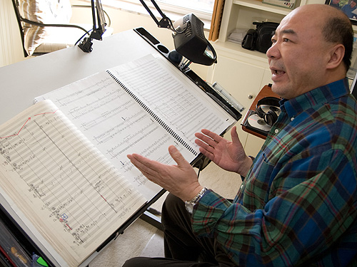 Composer Zhou Long's family, friends and students feel privileged to know him. However, the person they know today began his path to UMKC a half a lifetime and a half a world away.